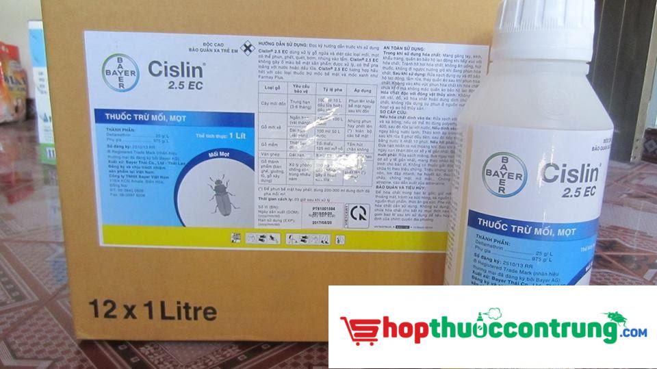 Cislin 2.5 EC - GFC Pest Control - Công ty diệt côn trùng lớn nhất Việt Nam